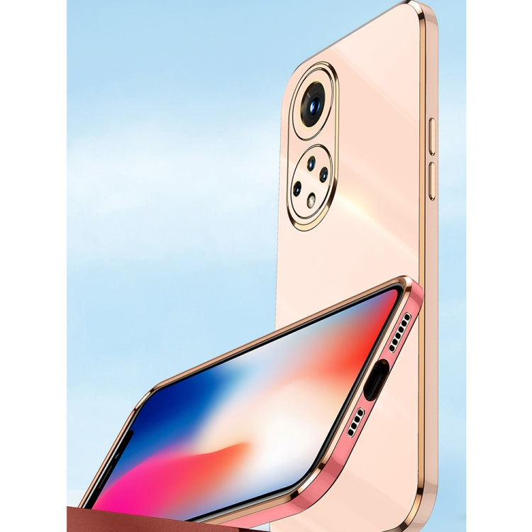 For Honor 50 SE XINLI Straight 6D Plating Gold Edge TPU Shockproof Case
