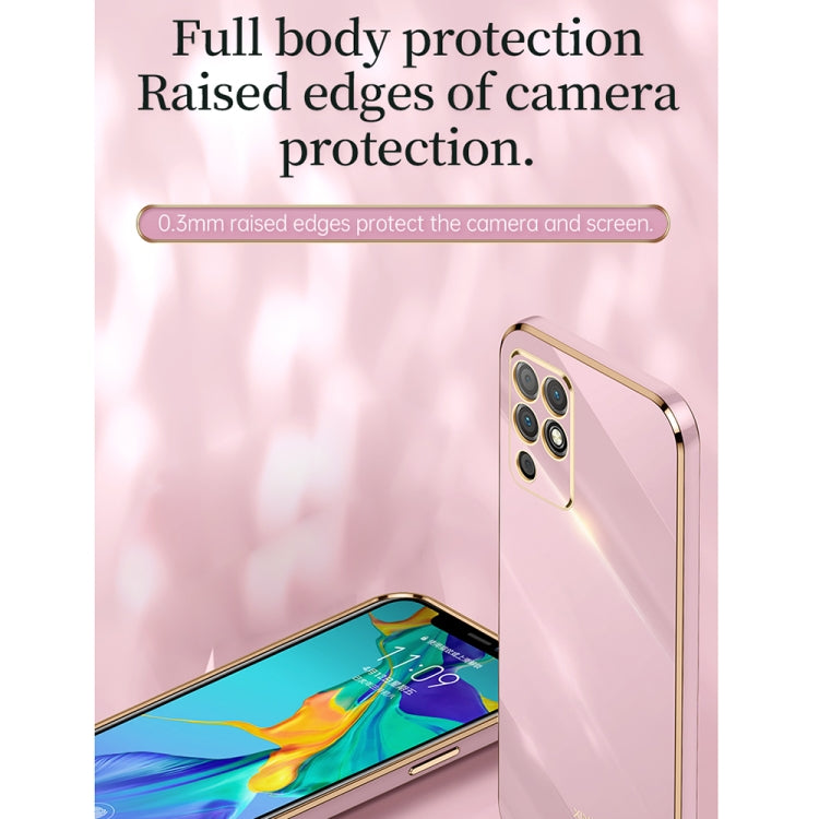 For Honor Play 5T Youth XINLI Straight 6D Plating Gold Edge TPU Shockproof Case