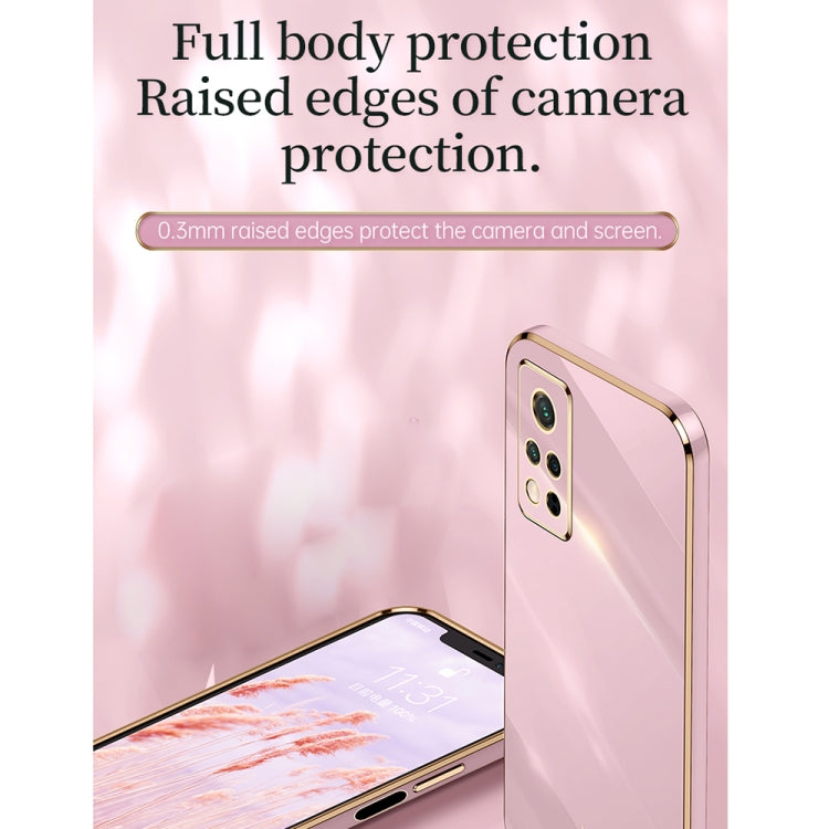 For Honor V40 5G XINLI Straight 6D Plating Gold Edge TPU Shockproof Case