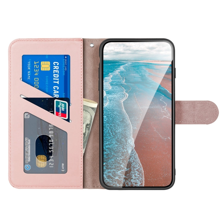For Xiaomi Redmi 9C Sika Deer Embossing Pattern Horizontal Flip PU Leather Case with Holder & Card Slot & Wallet & Photo Frame