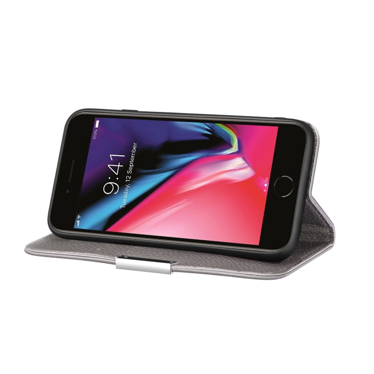 For iPhone 6 Litchi Texture Horizontal Flip Leather Case with Holder & Card Slots