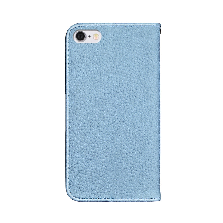 For iPhone 6 Litchi Texture Horizontal Flip Leather Case with Holder & Card Slots