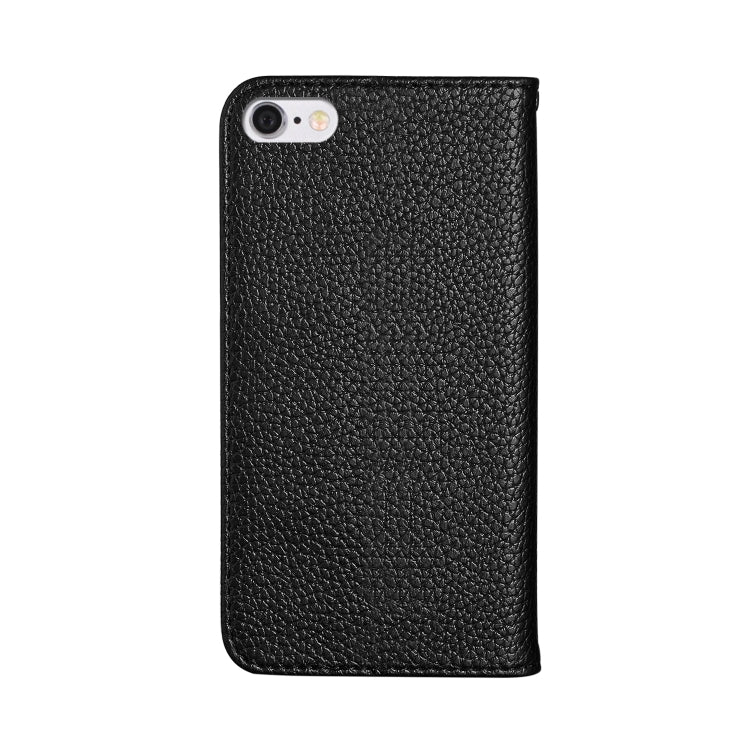 For iPhone 6 Plus Litchi Texture Horizontal Flip Leather Case with Holder & Card Slots