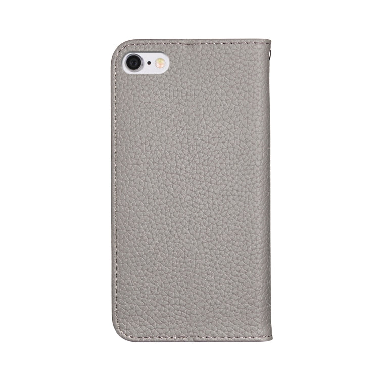 For iPhone 6 Plus Litchi Texture Horizontal Flip Leather Case with Holder & Card Slots