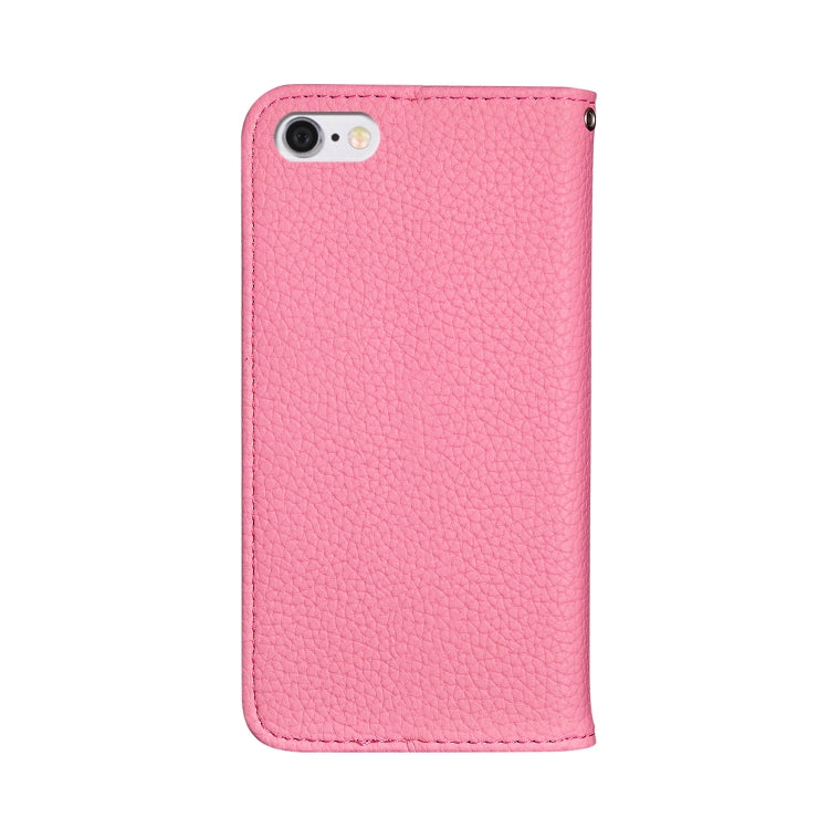 For iPhone 6 Plus Litchi Texture Horizontal Flip Leather Case with Holder & Card Slots