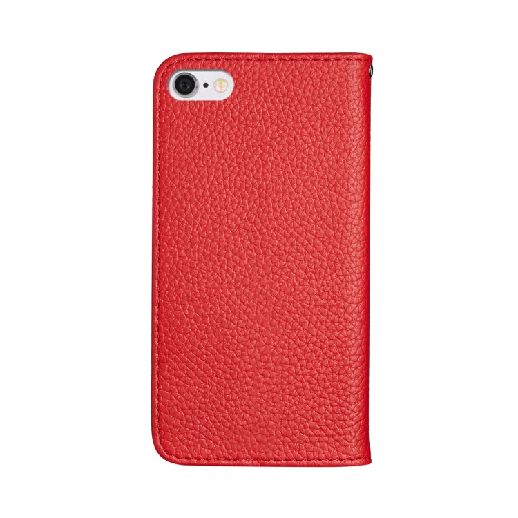 For iPhone 6 Plus Litchi Texture Horizontal Flip Leather Case with Holder & Card Slots