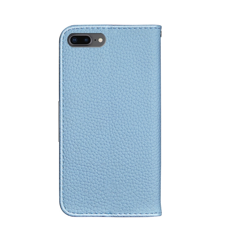 For iPhone 8 Plus / 7 Plus Litchi Texture Horizontal Flip Leather Case with Holder & Card Slots