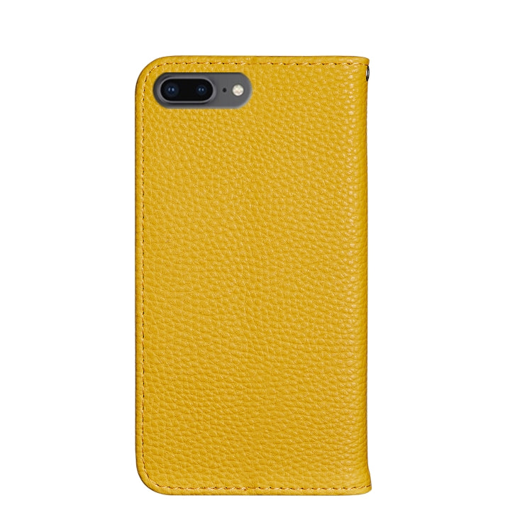 For iPhone 8 Plus / 7 Plus Litchi Texture Horizontal Flip Leather Case with Holder & Card Slots