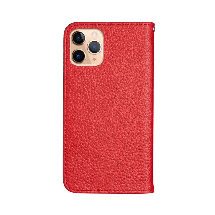For iPhone 11 Pro Max Litchi Texture Horizontal Flip Leather Case with Holder & Card Slots
