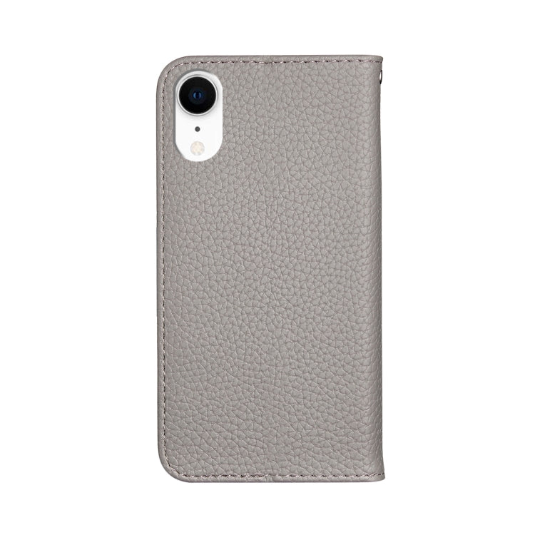 For iPhone XR Litchi Texture Horizontal Flip Leather Case with Holder & Card Slots