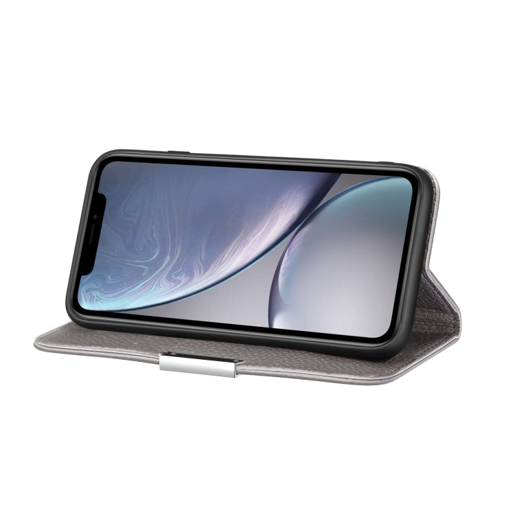 For iPhone XR Litchi Texture Horizontal Flip Leather Case with Holder & Card Slots