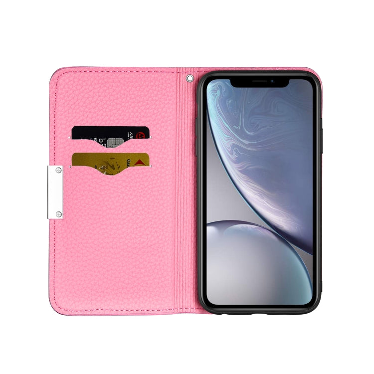 For iPhone XR Litchi Texture Horizontal Flip Leather Case with Holder & Card Slots