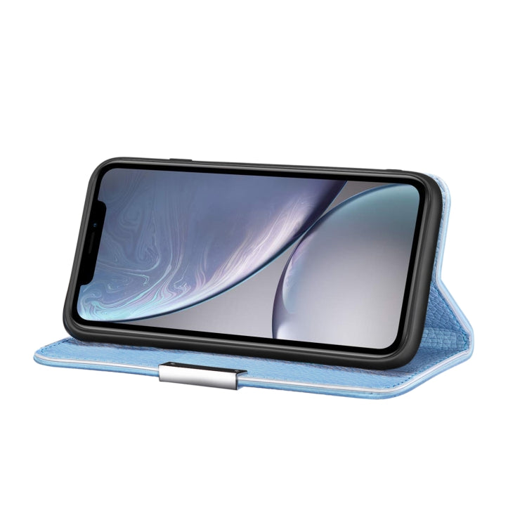 For iPhone XR Litchi Texture Horizontal Flip Leather Case with Holder & Card Slots