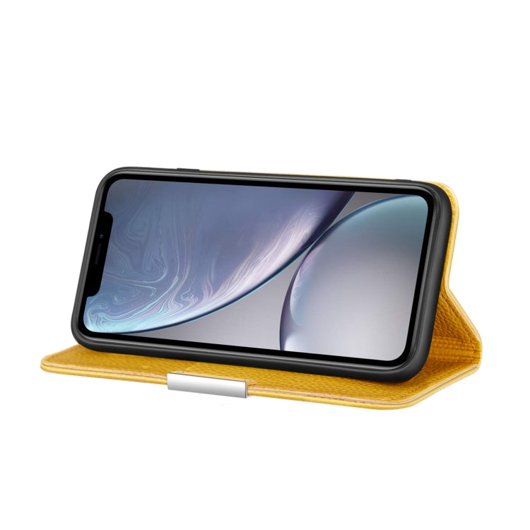 For iPhone XR Litchi Texture Horizontal Flip Leather Case with Holder & Card Slots
