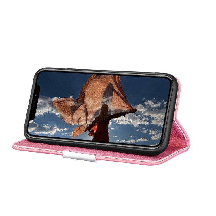 For iPhone XS Max Litchi Texture Horizontal Flip Leather Case with Holder & Card Slots