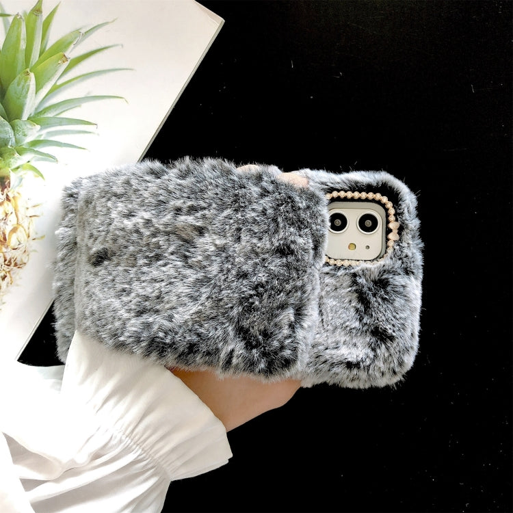 For iPhone 11 Wrist Band Plush Phone Protect Case