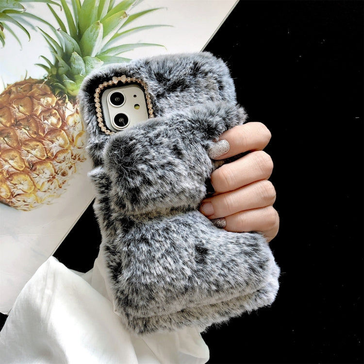 For iPhone 11 Wrist Band Plush Phone Protect Case