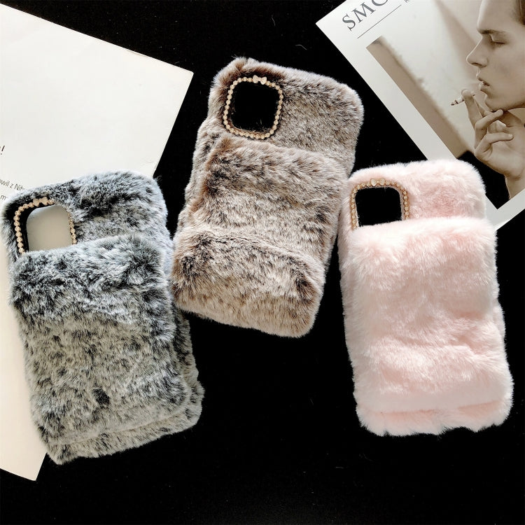 For iPhone 11 Wrist Band Plush Phone Protect Case