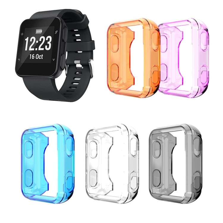 For Garmin Forerunner 35 / 30 TPU Half-pack Candy Color Protective Case