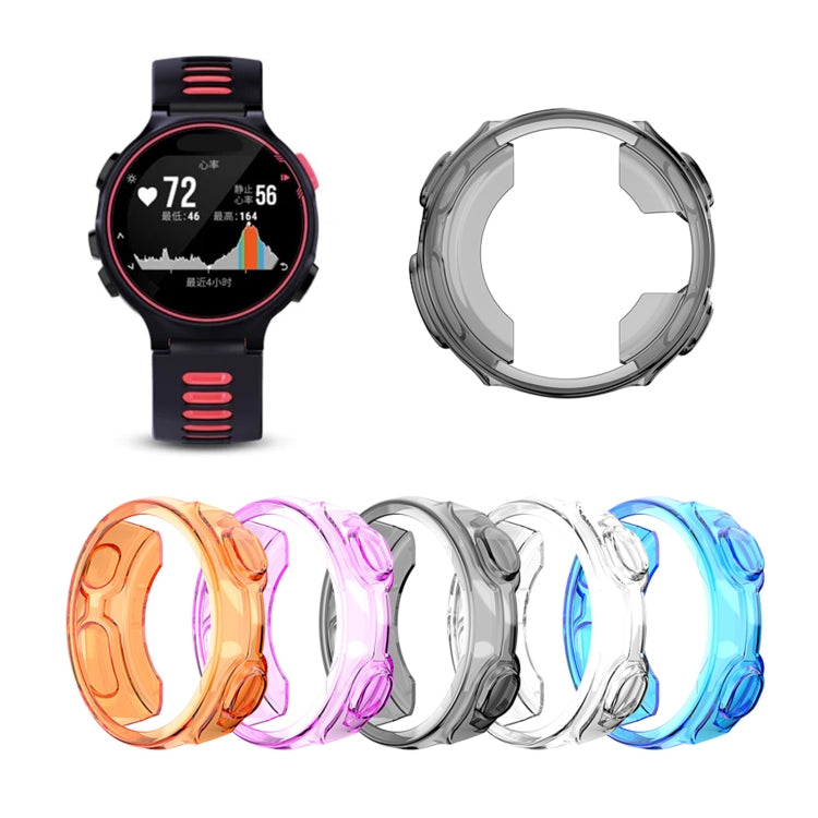 For Garmin Forerunner 735XT TPU Half-pack Candy Color Protective Case