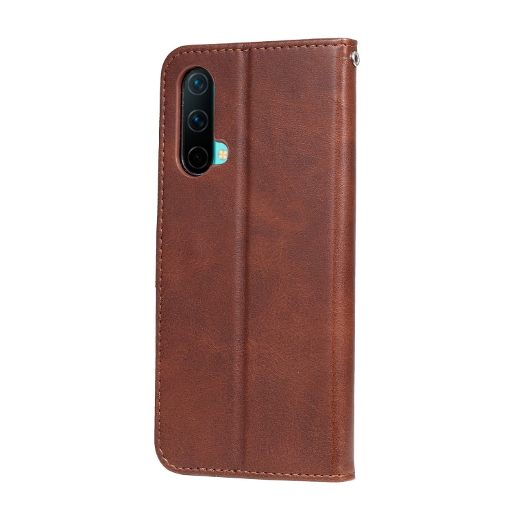 For OnePlus Nord CE 5G Fashion Calf Texture Zipper Horizontal Flip Leather Case with Stand & Card Slots & Wallet Function