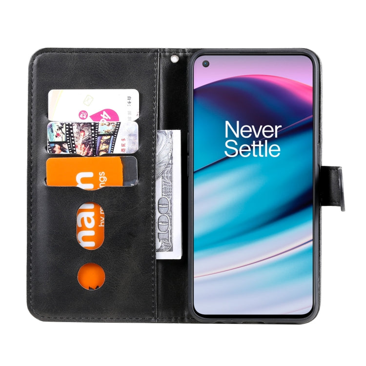 For OnePlus Nord CE 5G Fashion Calf Texture Zipper Horizontal Flip Leather Case with Stand & Card Slots & Wallet Function