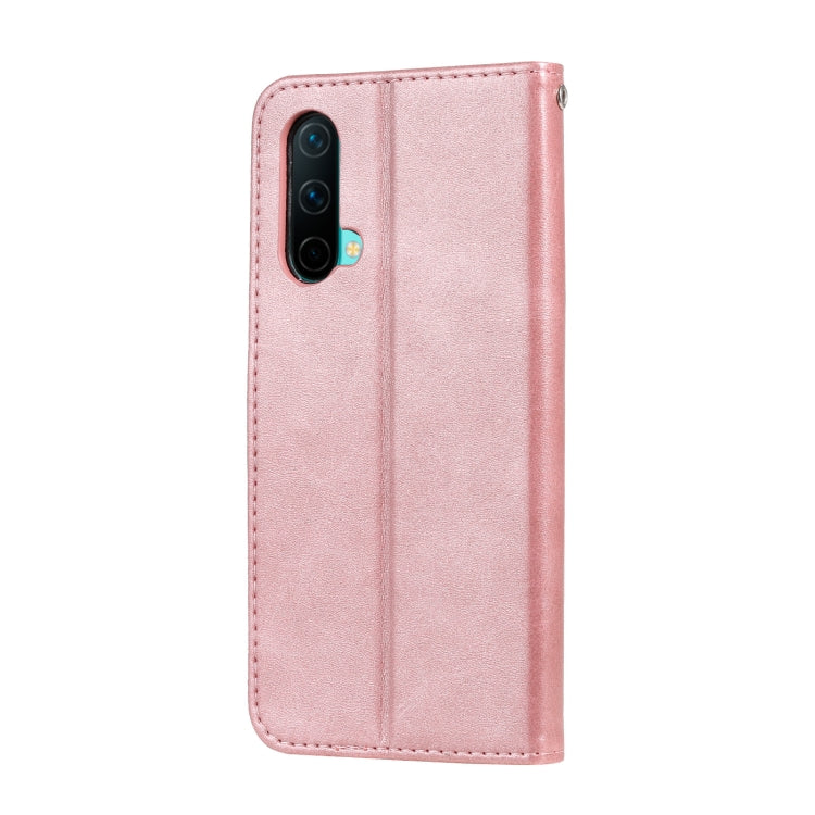 For OnePlus Nord CE 5G Fashion Calf Texture Zipper Horizontal Flip Leather Case with Stand & Card Slots & Wallet Function
