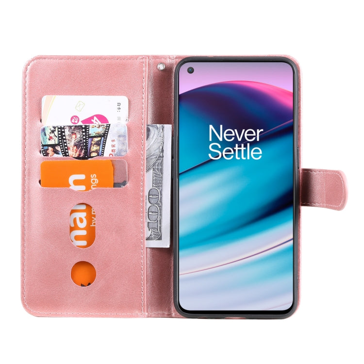 For OnePlus Nord CE 5G Fashion Calf Texture Zipper Horizontal Flip Leather Case with Stand & Card Slots & Wallet Function