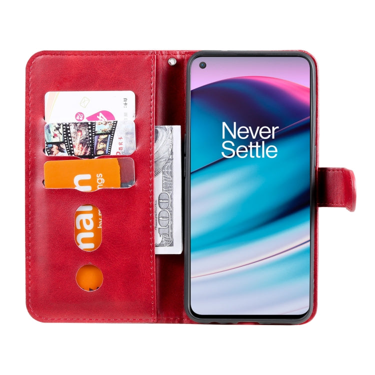 For OnePlus Nord CE 5G Fashion Calf Texture Zipper Horizontal Flip Leather Case with Stand & Card Slots & Wallet Function