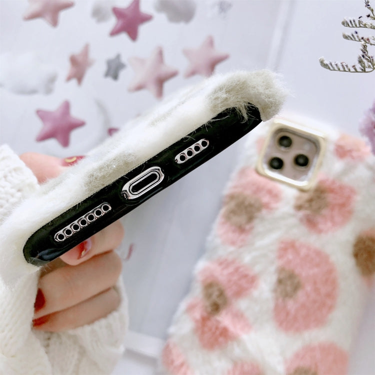 For iPhone 11 Pro Max Mink Plush Phone Protect Case
