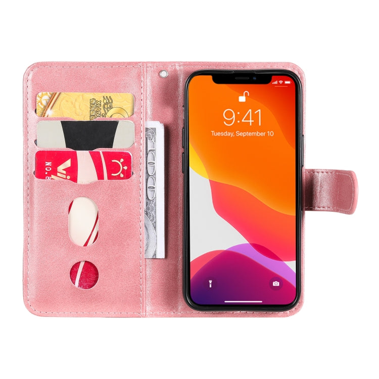 For iPhone 13 mini Fashion Calf Texture Zipper Horizontal Flip Leather Case with Stand & Card Slots & Wallet Function