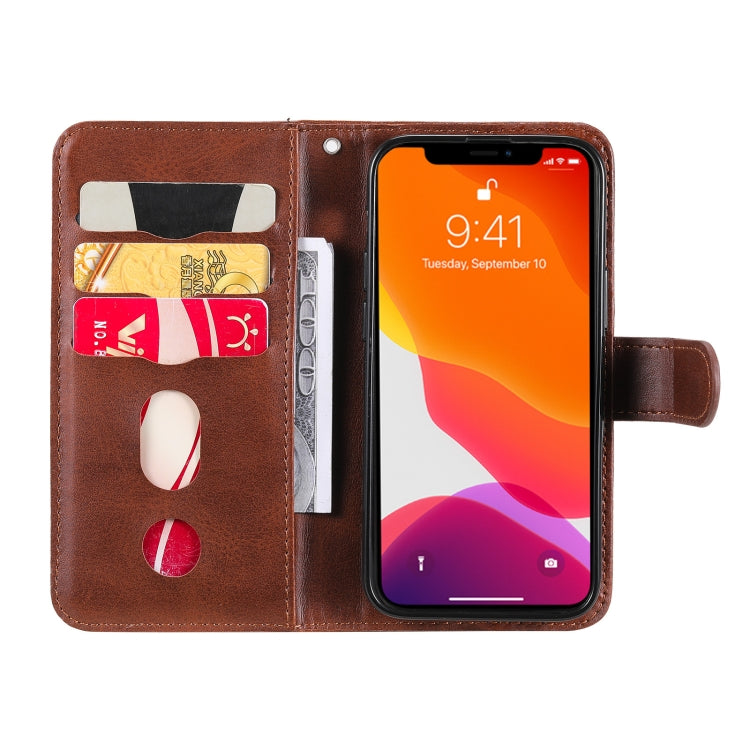 For iPhone 13 mini Fashion Calf Texture Zipper Horizontal Flip Leather Case with Stand & Card Slots & Wallet Function