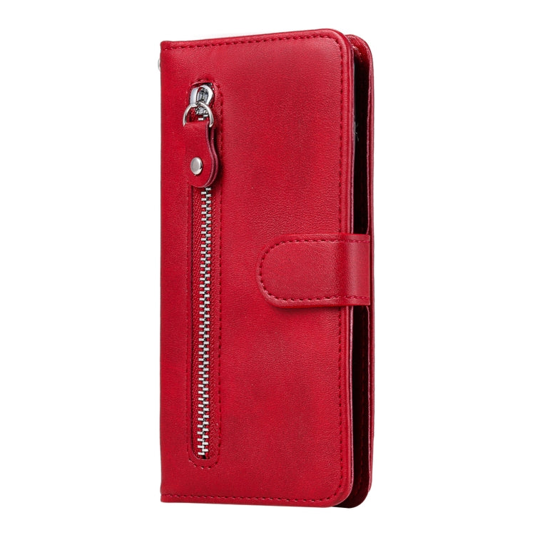 For iPhone 13 Fashion Calf Texture Zipper Horizontal Flip Leather Case with Stand & Card Slots & Wallet Function