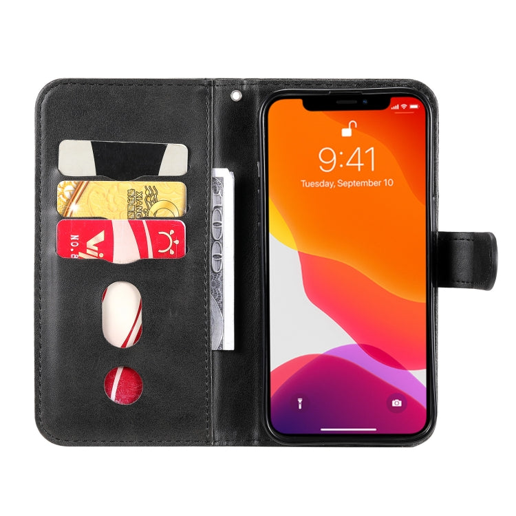 For iPhone 13 Fashion Calf Texture Zipper Horizontal Flip Leather Case with Stand & Card Slots & Wallet Function