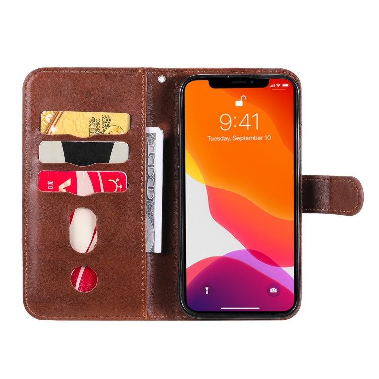 For iPhone 13 Fashion Calf Texture Zipper Horizontal Flip Leather Case with Stand & Card Slots & Wallet Function