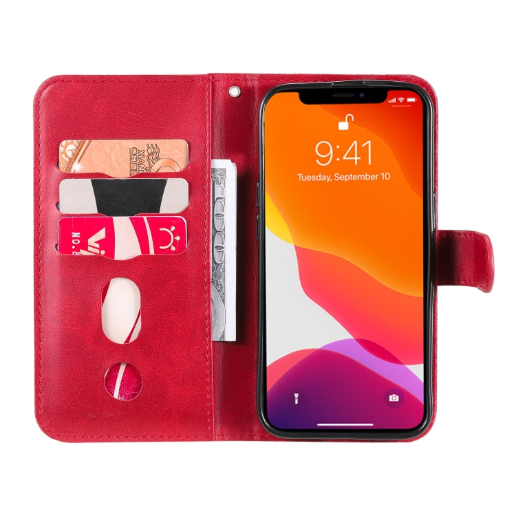For iPhone 13 Pro Fashion Calf Texture Zipper Horizontal Flip Leather Case with Stand & Card Slots & Wallet Function