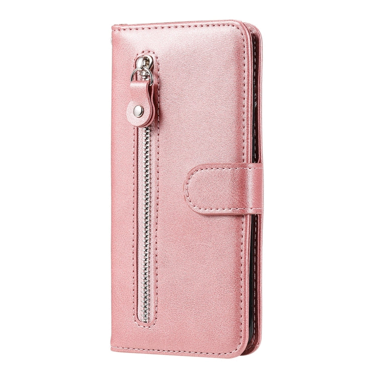 For iPhone 13 Pro Fashion Calf Texture Zipper Horizontal Flip Leather Case with Stand & Card Slots & Wallet Function