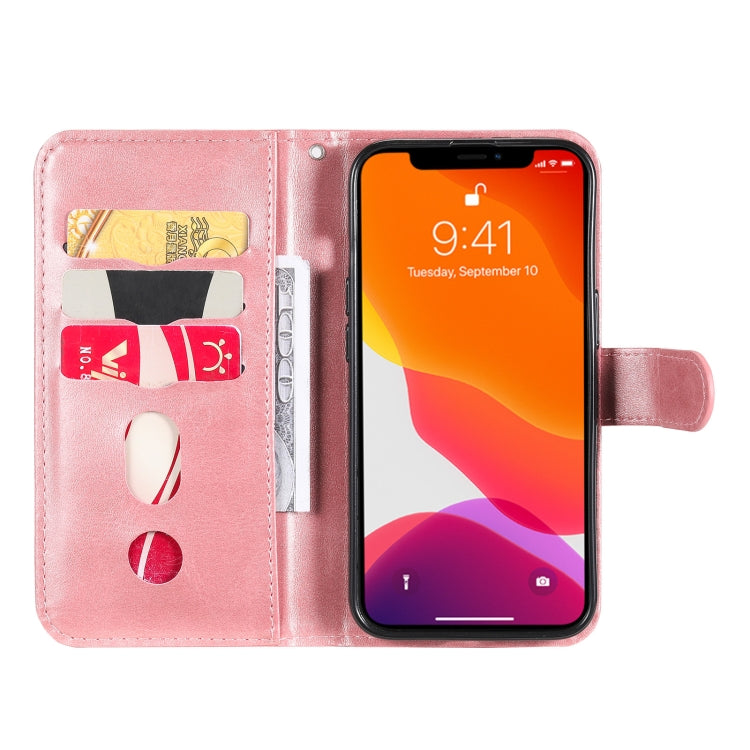 For iPhone 13 Pro Fashion Calf Texture Zipper Horizontal Flip Leather Case with Stand & Card Slots & Wallet Function