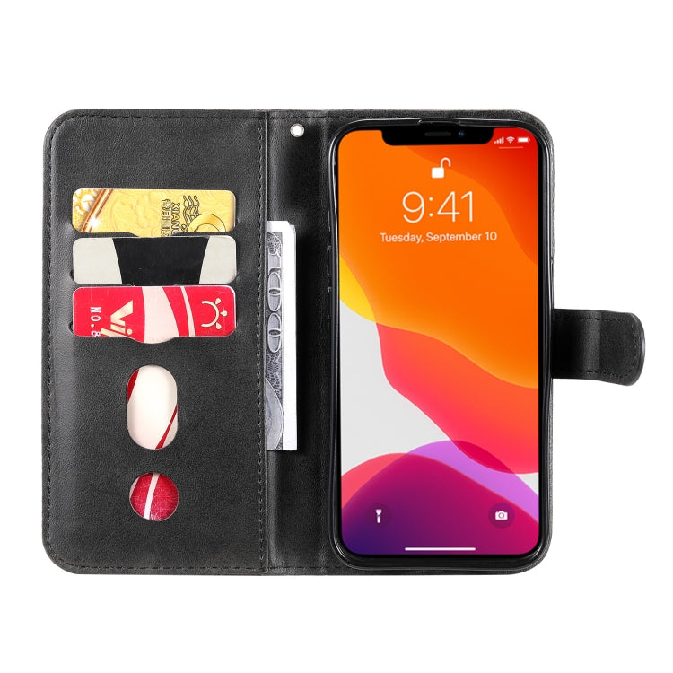 For iPhone 13 Pro Fashion Calf Texture Zipper Horizontal Flip Leather Case with Stand & Card Slots & Wallet Function