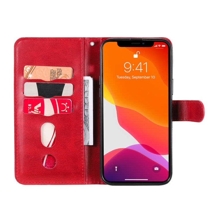 For iPhone 13 Pro Max Fashion Calf Texture Zipper Horizontal Flip Leather Case with Stand & Card Slots & Wallet Function