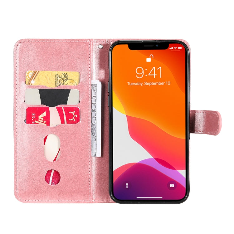 For iPhone 13 Pro Max Fashion Calf Texture Zipper Horizontal Flip Leather Case with Stand & Card Slots & Wallet Function