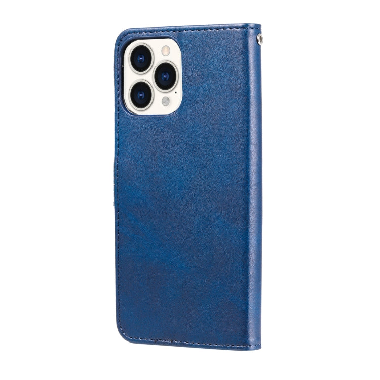 For iPhone 13 Pro Max Fashion Calf Texture Zipper Horizontal Flip Leather Case with Stand & Card Slots & Wallet Function