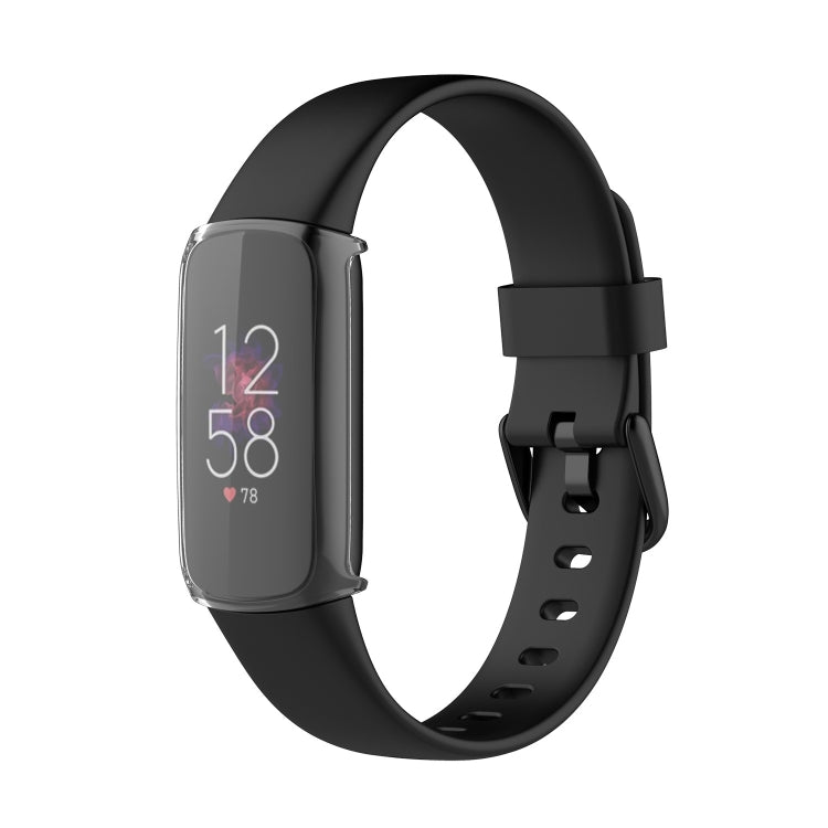 For Fitbit Luxe Full Coverage TPU Electroplating Protective Case Cover