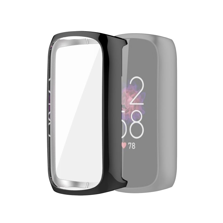 For Fitbit Luxe Full Coverage TPU Electroplating Protective Case Cover
