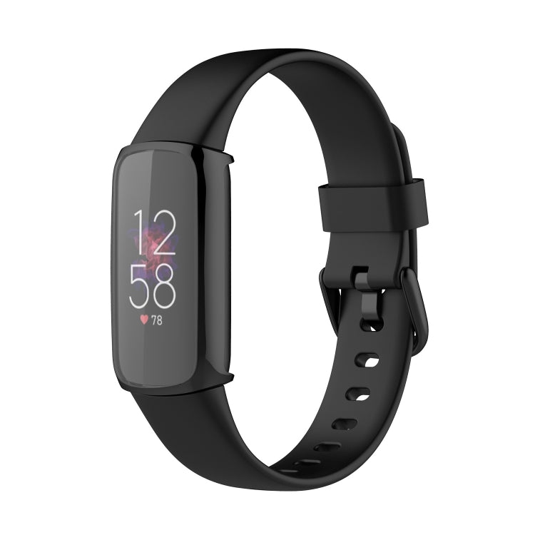 For Fitbit Luxe Full Coverage TPU Electroplating Protective Case Cover