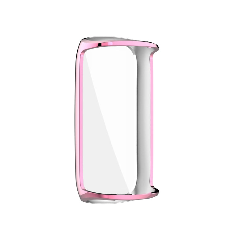 For Fitbit Luxe Full Coverage TPU Electroplating Protective Case Cover