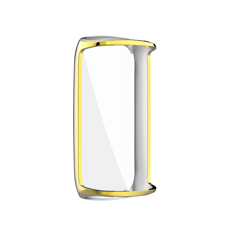 For Fitbit Luxe Full Coverage TPU Electroplating Protective Case Cover