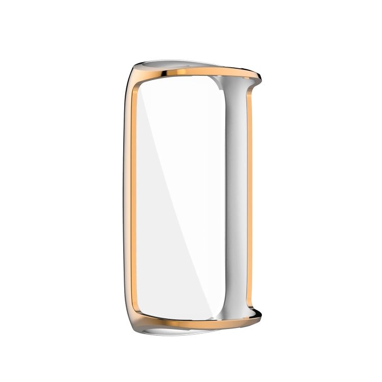 For Fitbit Luxe Full Coverage TPU Electroplating Protective Case Cover