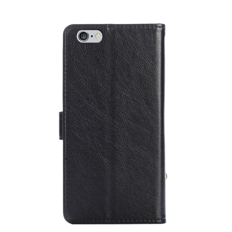 Zipper Bag PU + TPU Horizontal Flip Leather Case with Holder & Card Slot & Wallet & Lanyard For iPhone 6 / 6S