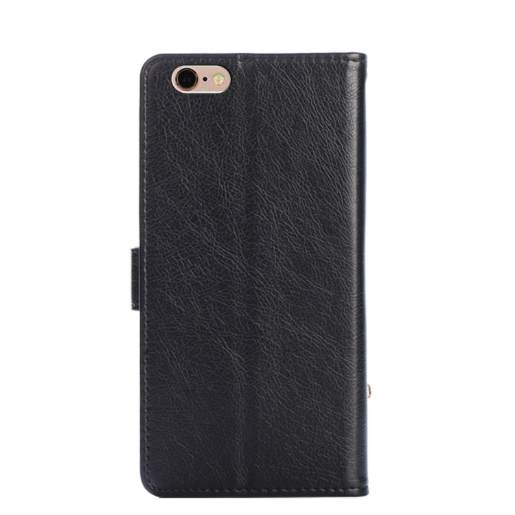 Zipper Bag PU + TPU Horizontal Flip Leather Case with Holder & Card Slot & Wallet & Lanyard For iPhone 6 Plus / 6s Plus